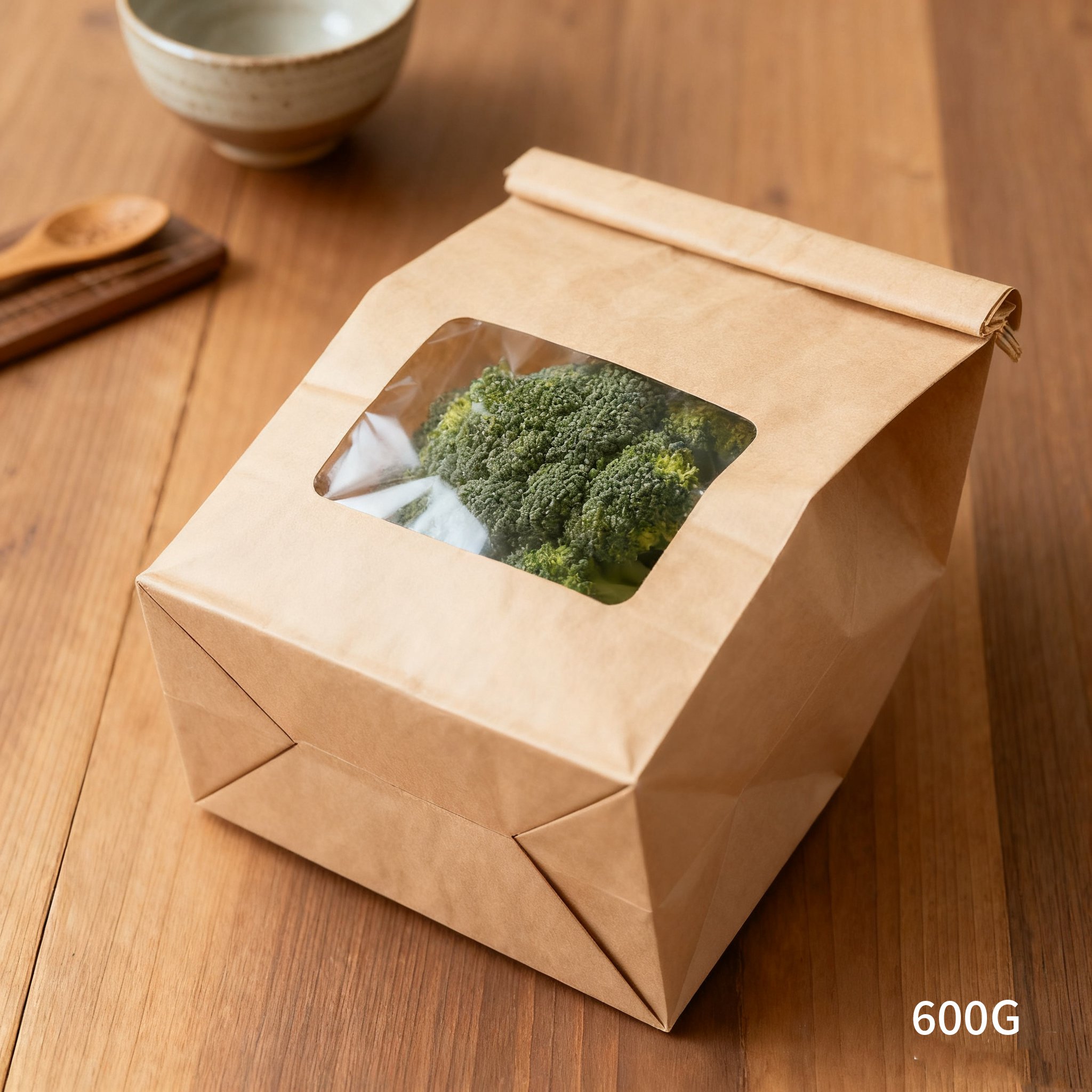Healthy broccoli florets in 300g packaging