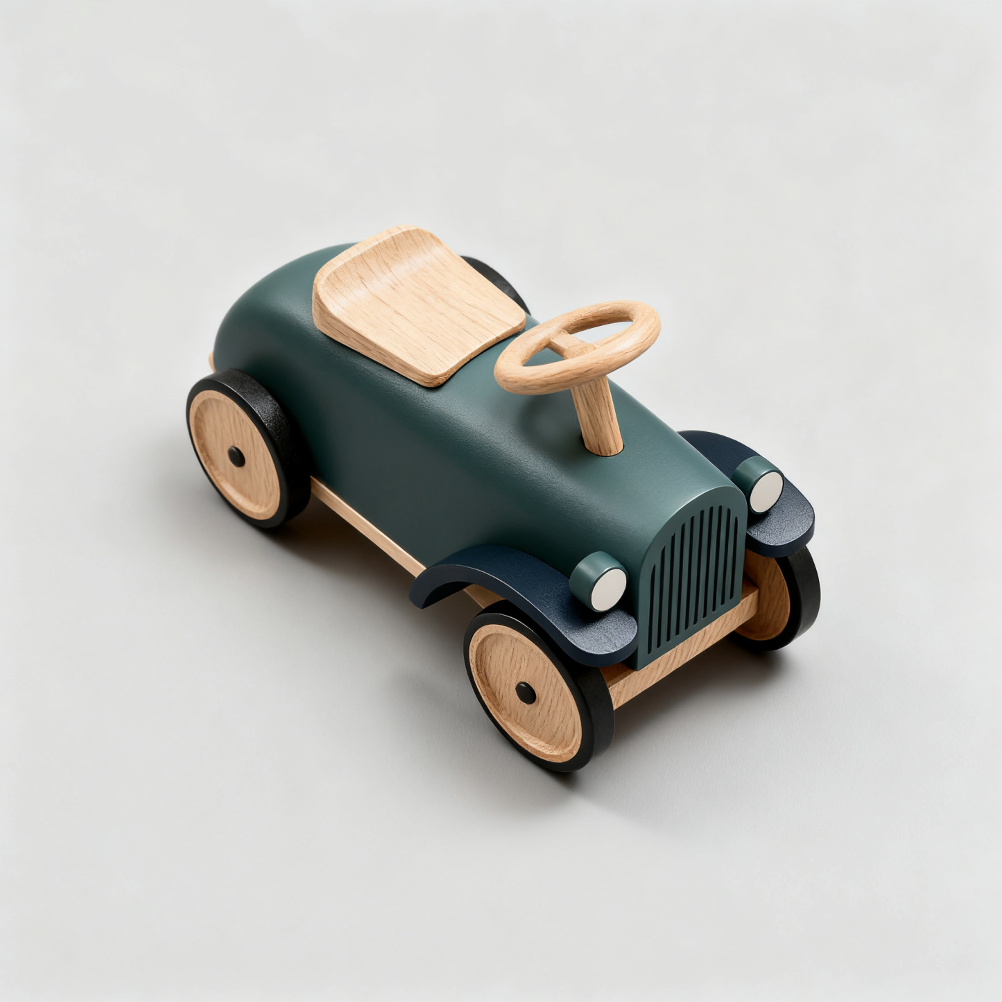 Nostalgisches klassisches Holzspielzeug-Rutschauto