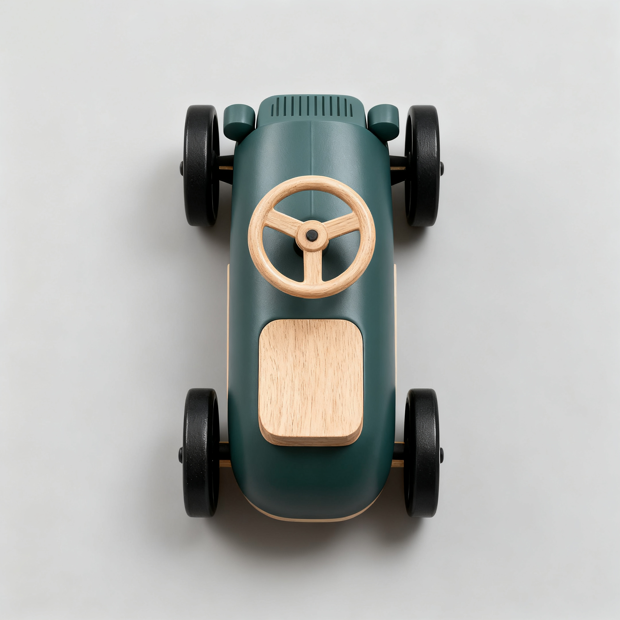 Nostalgisches klassisches Holzspielzeug-Rutschauto