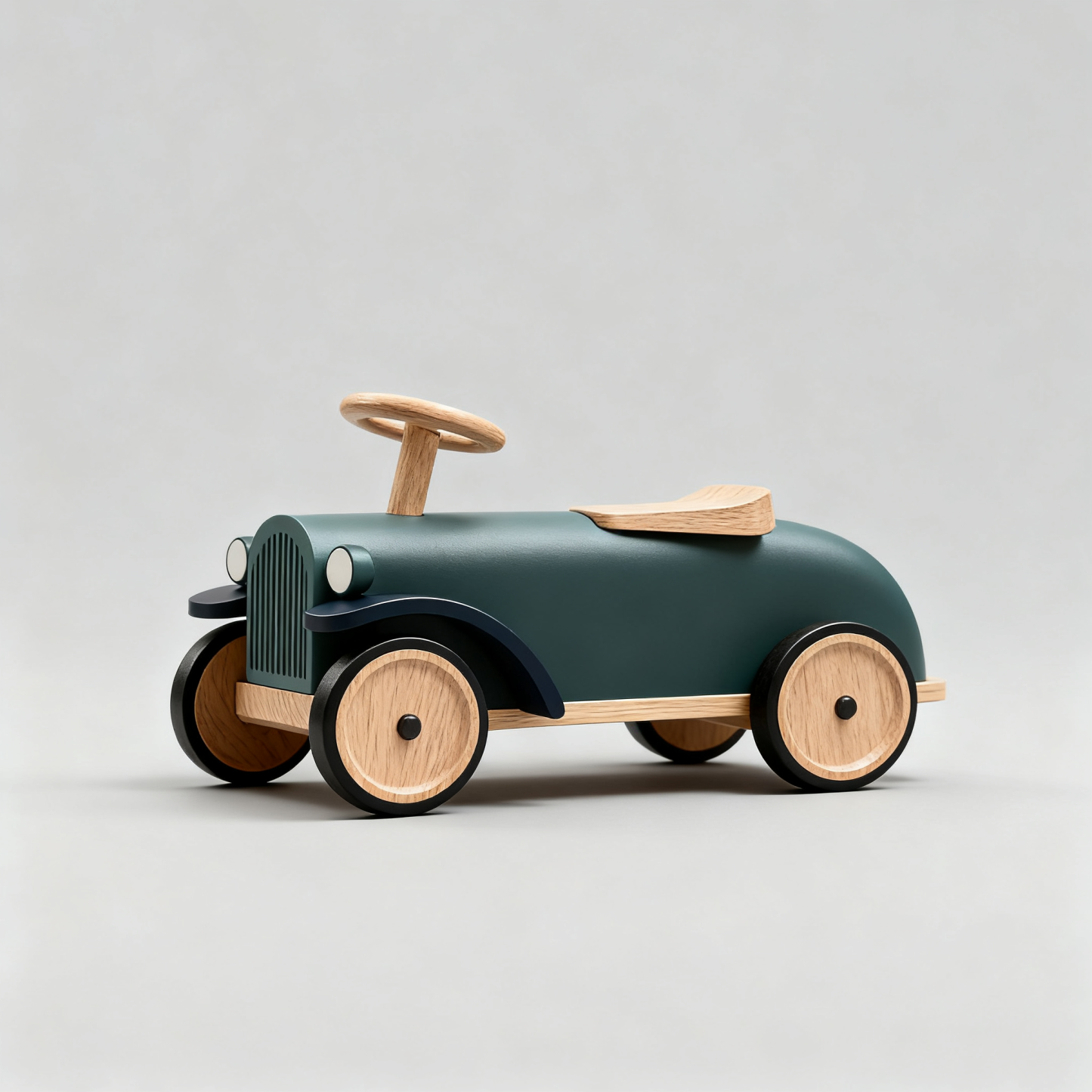 Nostalgisches klassisches Holzspielzeug-Rutschauto