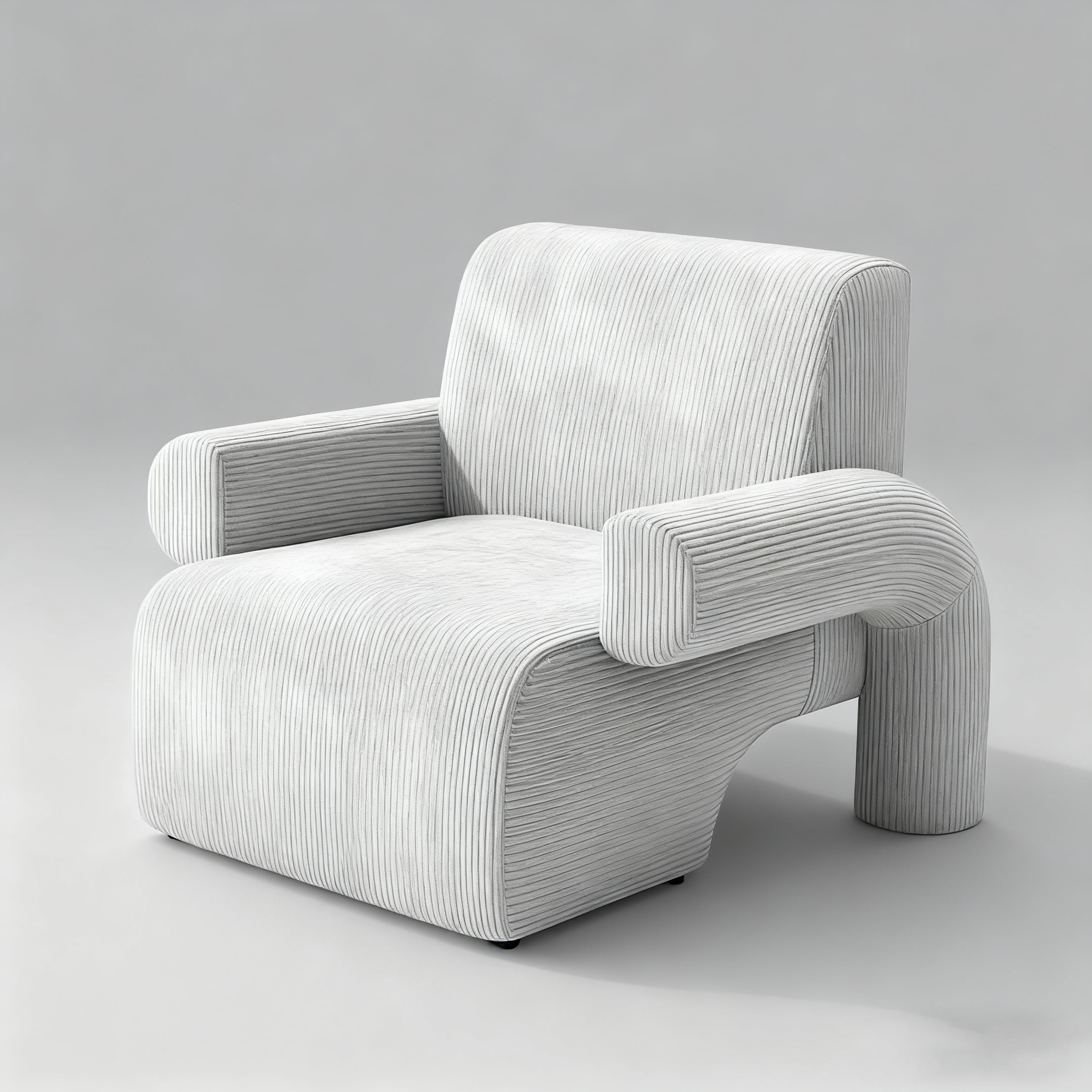 Einzelsofa aus Wollstoff