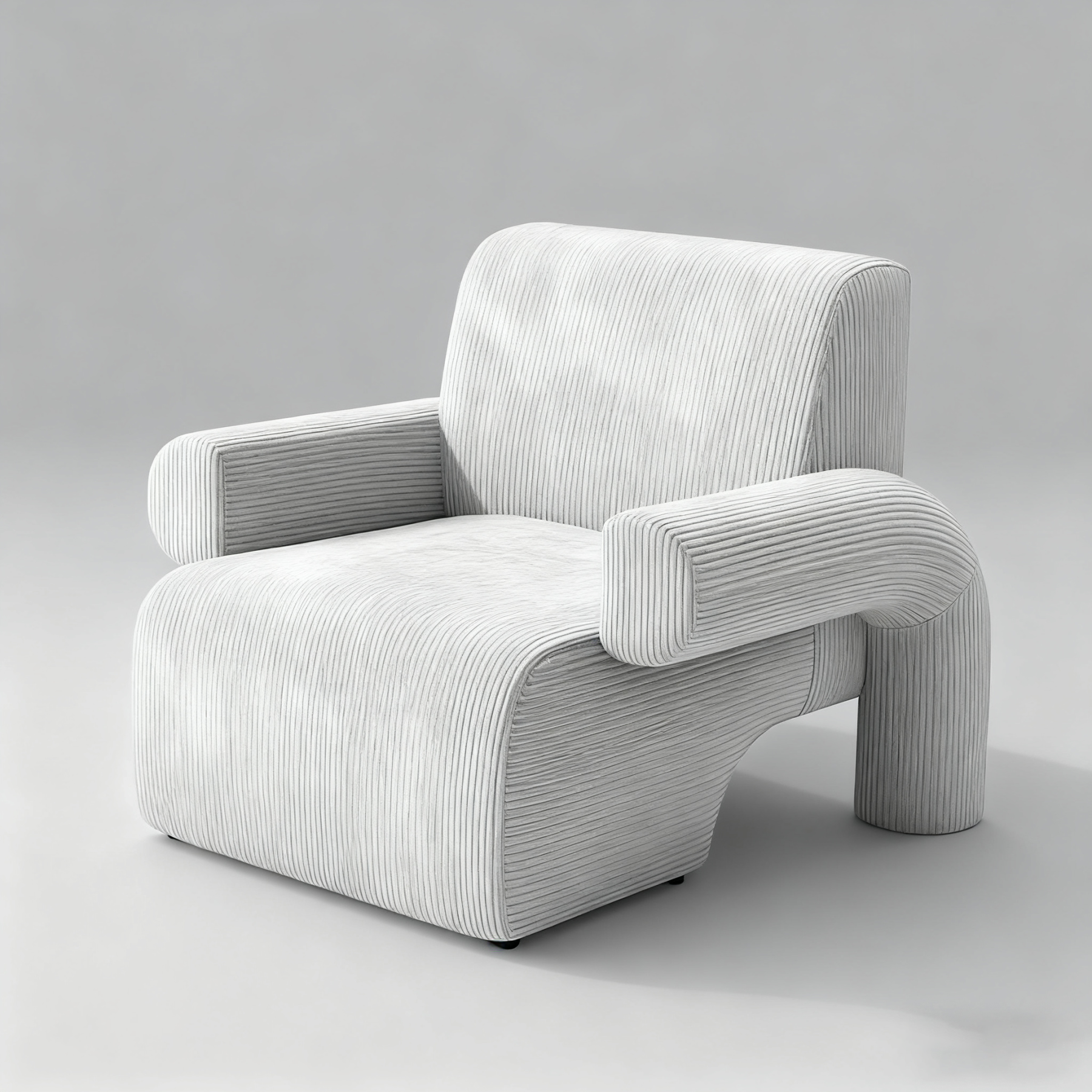 Einzelsofa aus Wollstoff