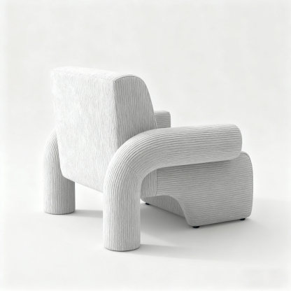 Einzelsofa aus Wollstoff