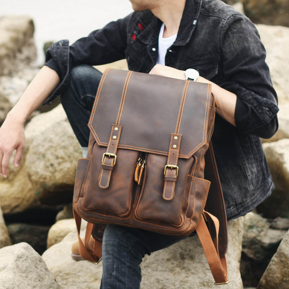 sac à dos en cuir