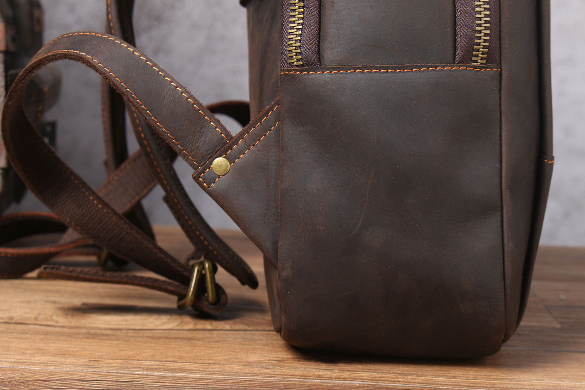 sac à dos en cuir pour l'école