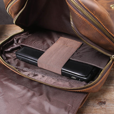 un mini sac à dos marron pour compléter votre garde-robe