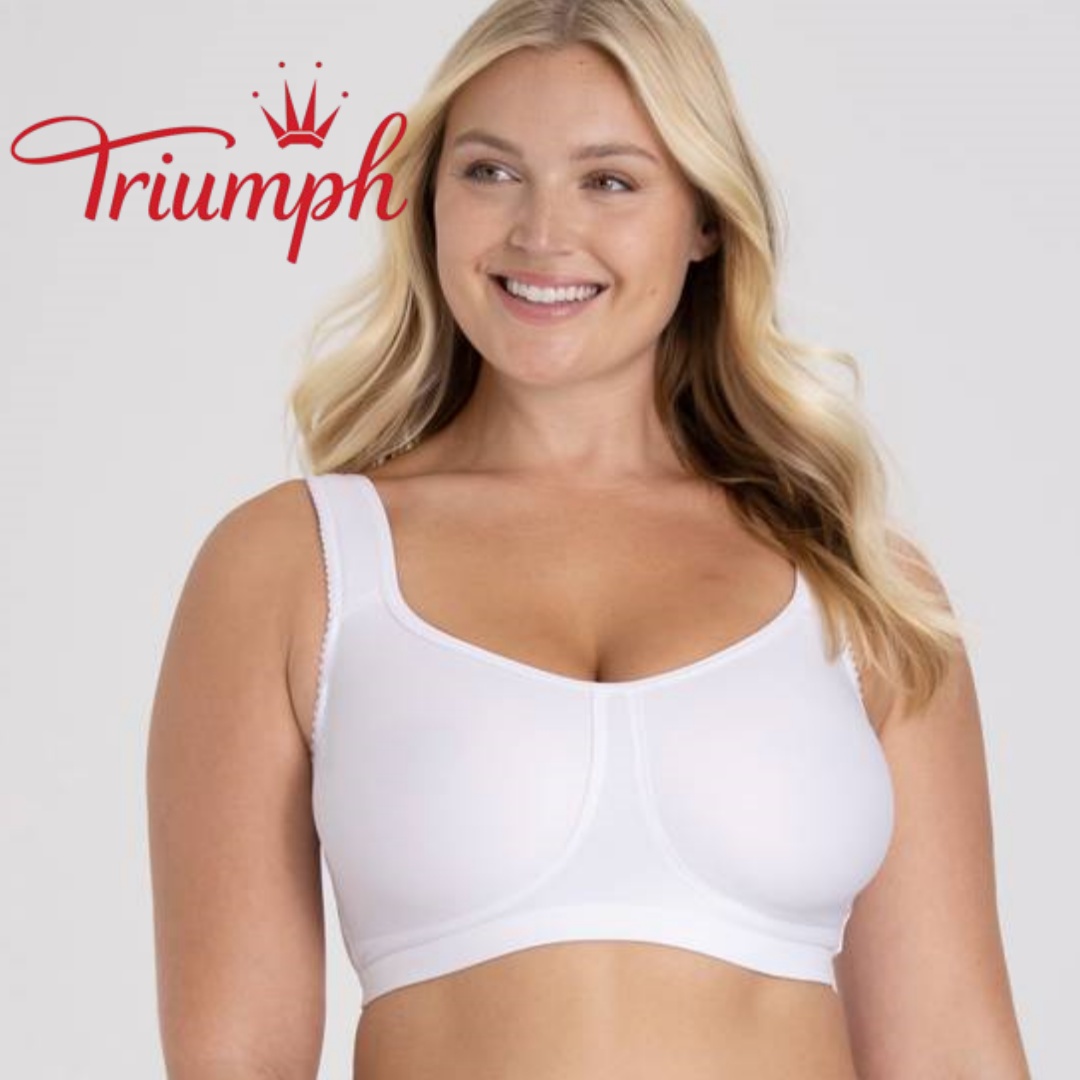 Triumph - 4 части Удобен, мек сутиен от чист памук, нежен към кожата
