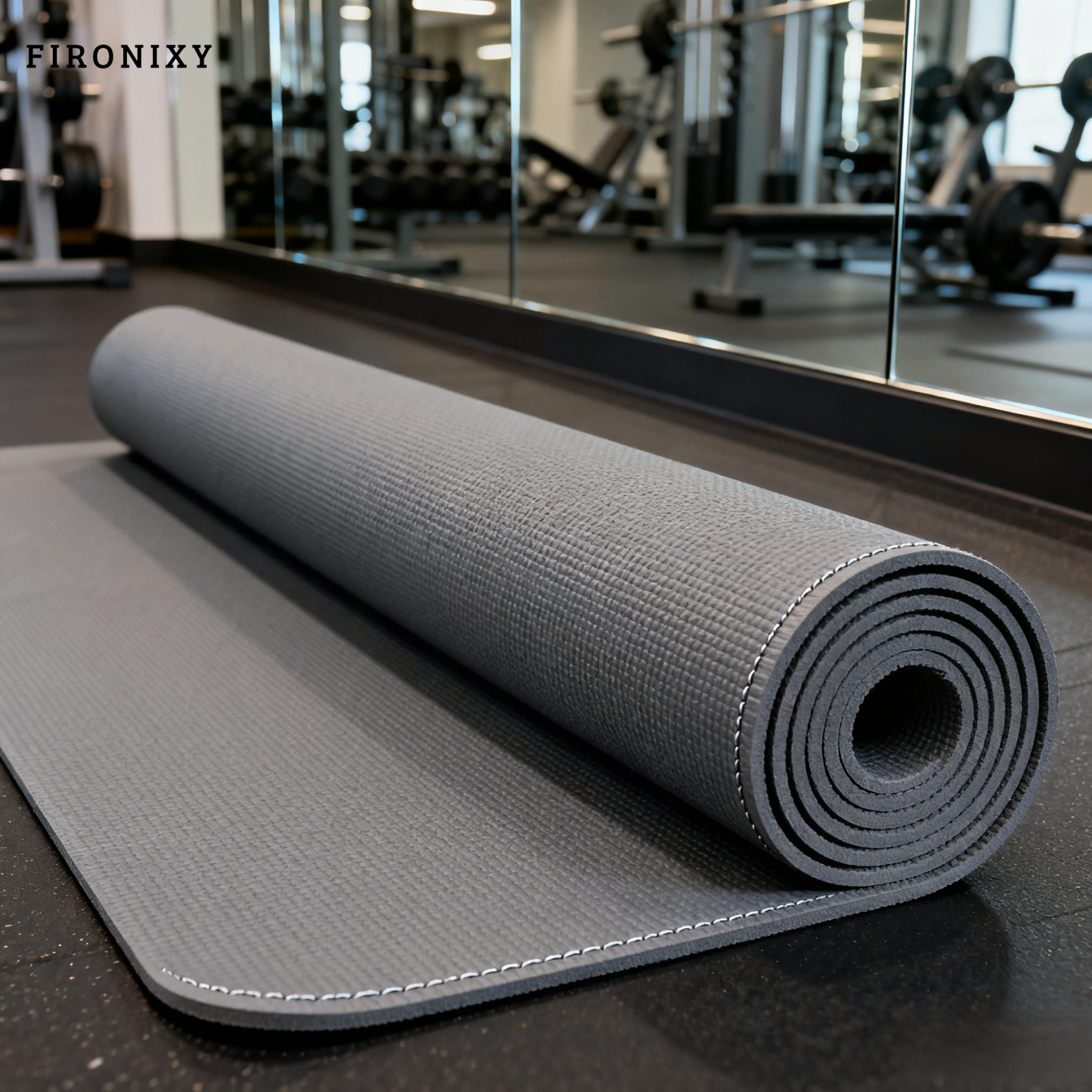 Rutschfeste Yogamatte für Zuhause, Fitnessmatte (2er-Pack)