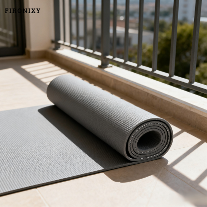 Rutschfeste Yogamatte für Zuhause, Fitnessmatte (2er-Pack)