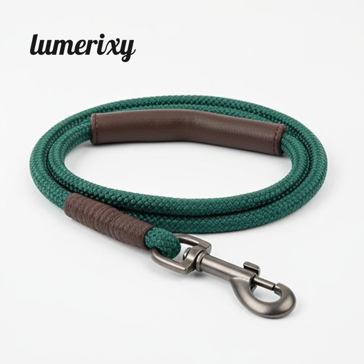Lumerixy Hemp leash dog chain for medium and large dogs