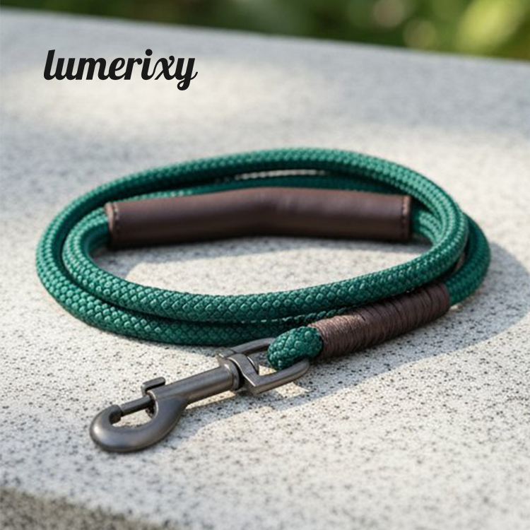 Lumerixy Hemp leash dog chain for medium and large dogs