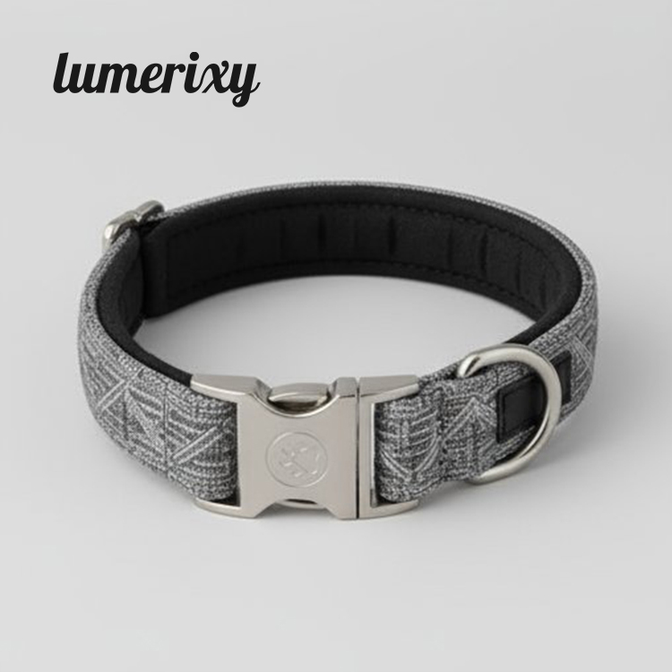 Lumerixy Pet collar for dogs, comfortable, breathable, non-squeezing, adjustable