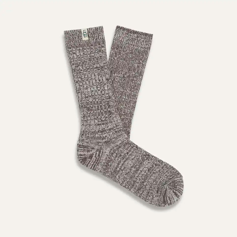 Women's Rib Knit Slouchy Crew Sock