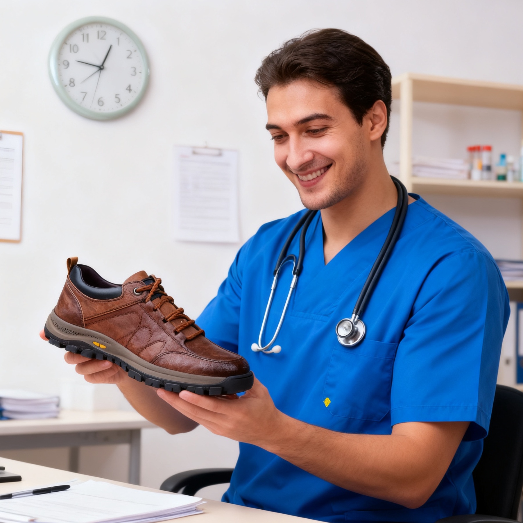 🔥70% popusta danas - ne propustite⏰Muške ortopedske cipele izrađene su od vrhunske talijanske kravlje kože 👞 Ublažava bol ✅ Pruža udobno hodanje