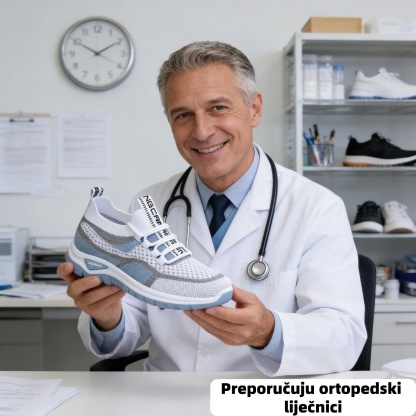 🔥70% popusta danas - Ne propustite! ⏰ Ergonomski dizajnirane ženske ortopedske cipele - dizajn za potporu svoda stopala 👞 Lako ublažava bol u stopalima