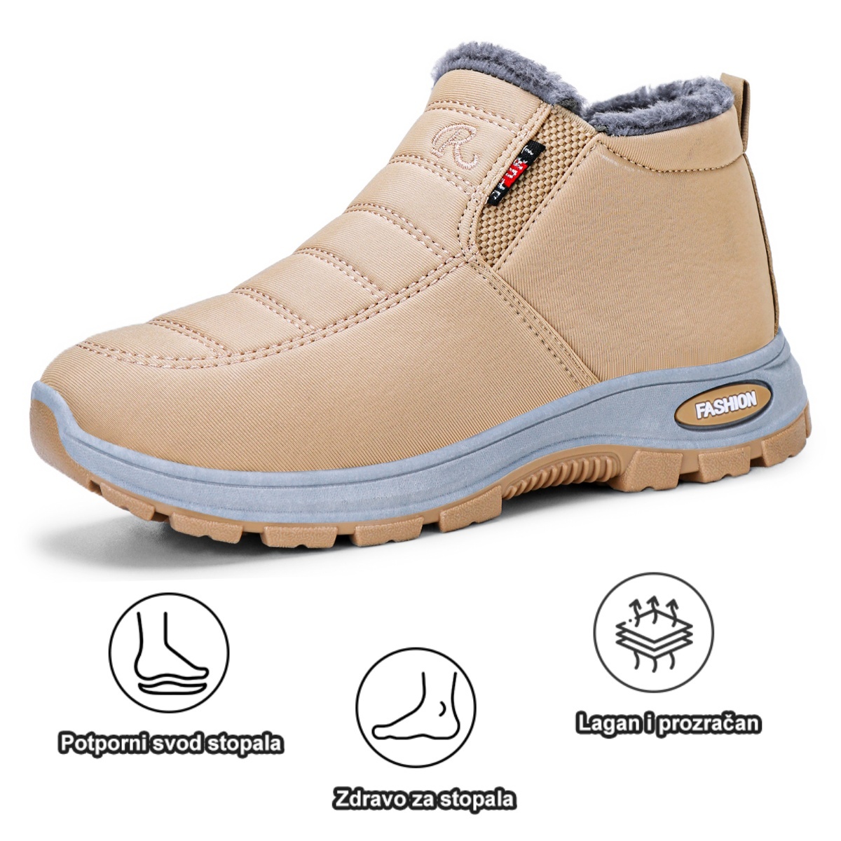 ⏰70% popusta danas - ne propustite 🔥 Ergonomski dizajnirane ortopedske cipele - dizajn za potporu svoda stopala 👞 Lako se riješite bolova u stopalima - uniseks