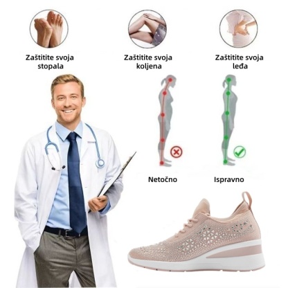 [🔥Danas pola cijene - Ne propustite] Ergonomski dizajnirane ortopedske cipele - dizajn za potporu svoda stopala 👞 Lako se riješite bolova u stopalima