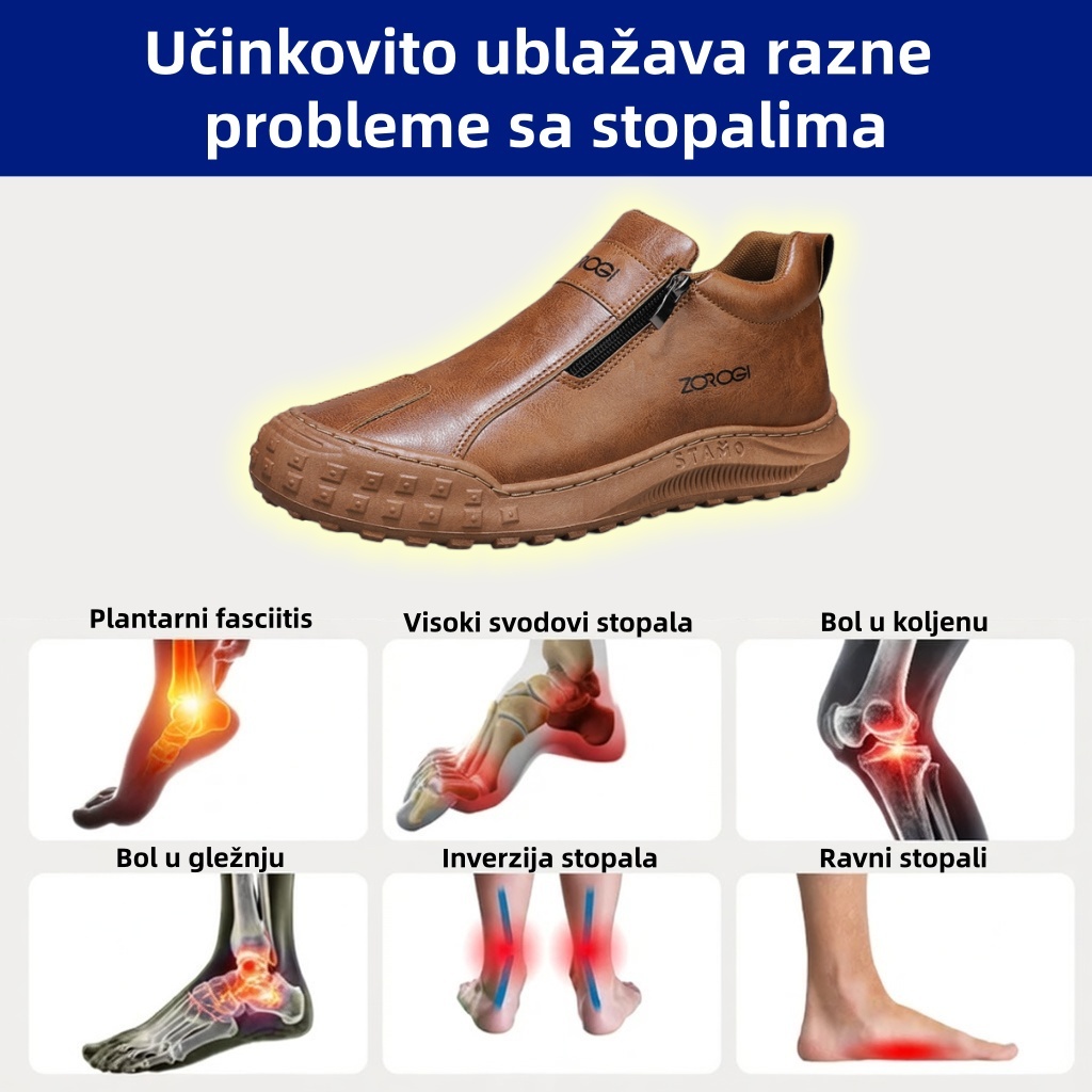 🐂 Ručno šivane talijanske kožne ortopedske cipele s potporom svoda ✅ Mekane i udobne, pružaju trenutnu udobnost.