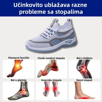 🔥70% popusta danas - Ne propustite! ⏰ Ergonomski dizajnirane ženske ortopedske cipele - dizajn za potporu svoda stopala 👞 Lako ublažava bol u stopalima