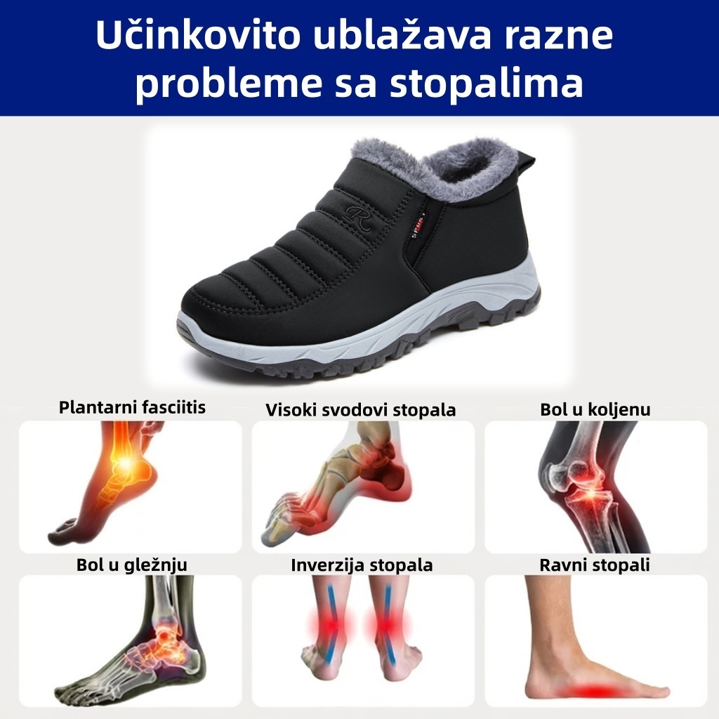 🔥70% popusta danas - ne propustite ⏰ Ergonomski dizajnirane ortopedske cipele - dizajn za potporu svoda stopala 👞 Lako se riješite bolova u stopalima - uniseks