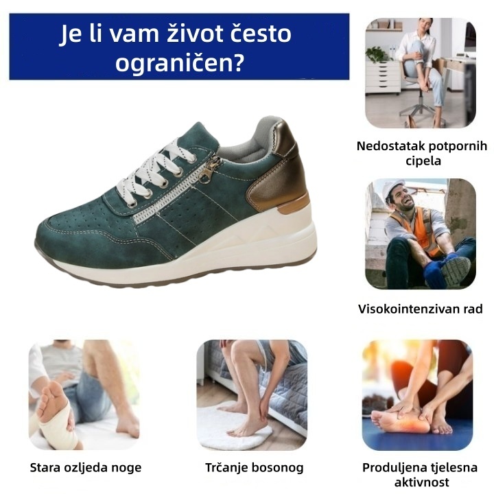 🔥70% popusta danas - ne propustite ⏰ Elegantne cipele za hodanje s ergonomskim dizajnom: lako ublažavaju bol u stopalima.