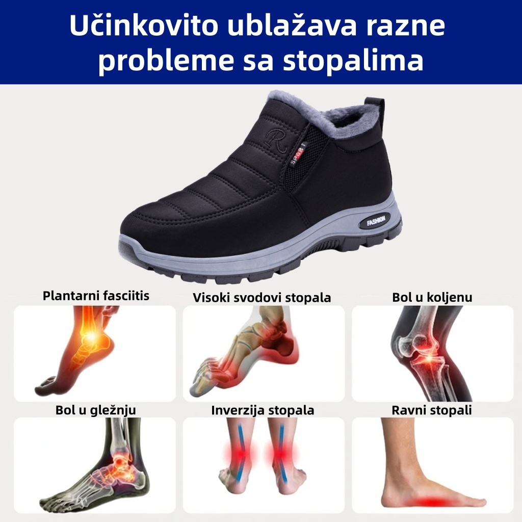 🔥70% popusta danas - ne propustite ⏰ Ergonomski dizajnirane ortopedske cipele - dizajn za potporu svoda stopala 👞 Lako se riješite bolova u stopalima - uniseks