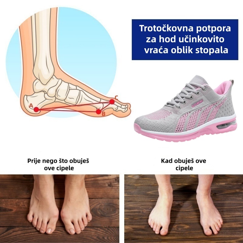 [🔥Danas pola cijene - Ne propustite] Ergonomski dizajnirane ortopedske cipele - dizajn za potporu svoda stopala 👞 Lako se riješite bolova u stopalima