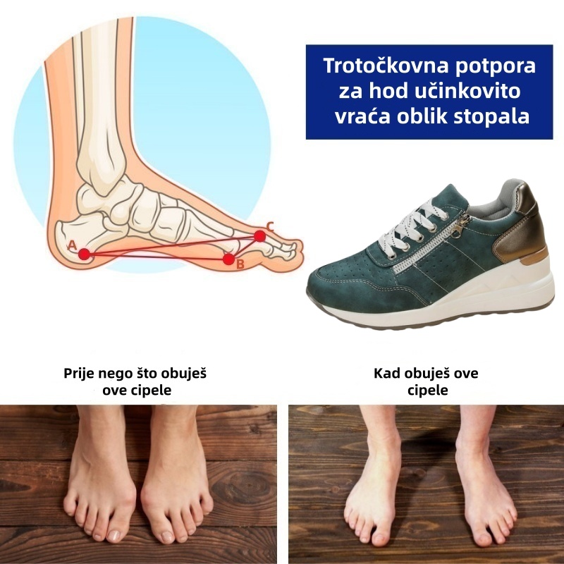 🔥70% popusta danas - ne propustite ⏰ Elegantne cipele za hodanje s ergonomskim dizajnom: lako ublažavaju bol u stopalima.