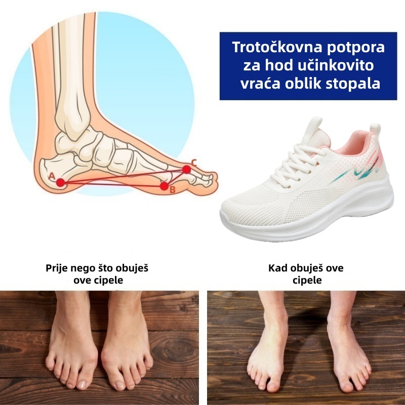 [🔥Danas pola cijene - Ne propustite] Ergonomski dizajnirane ortopedske cipele - dizajn za potporu svoda stopala 👞 Lako se riješite bolova u stopalima