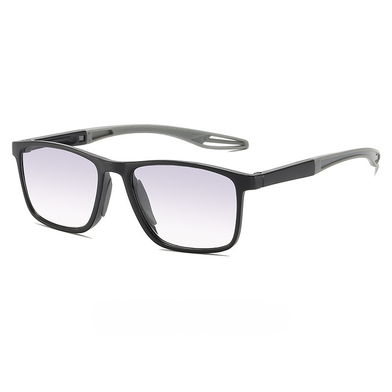 Sports-style 2-in-1 UV-protective photochromic reading glasses