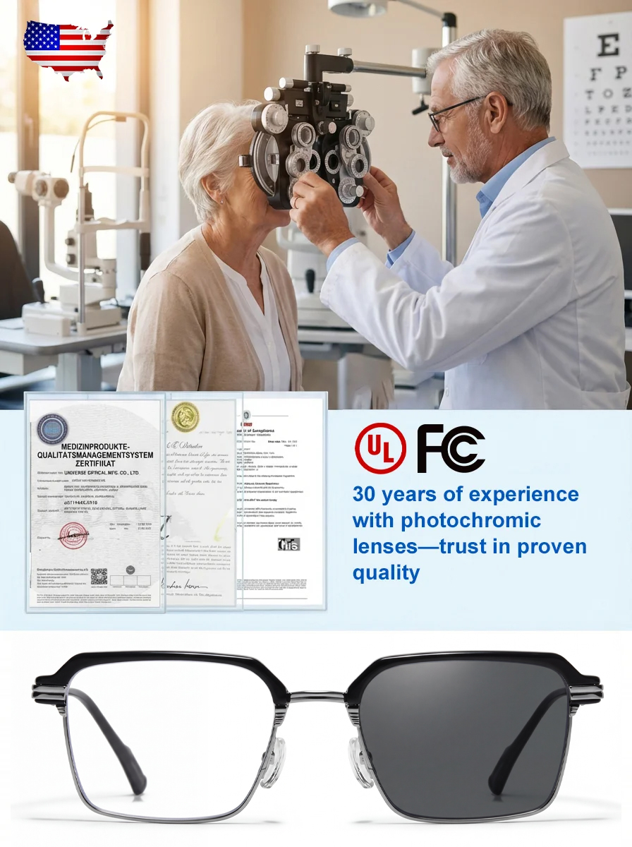 2026 Smart Auto-Zoom Glasses: 5g Titanium | DIMS Tech Slows Aging 69% | Specialist Recommended