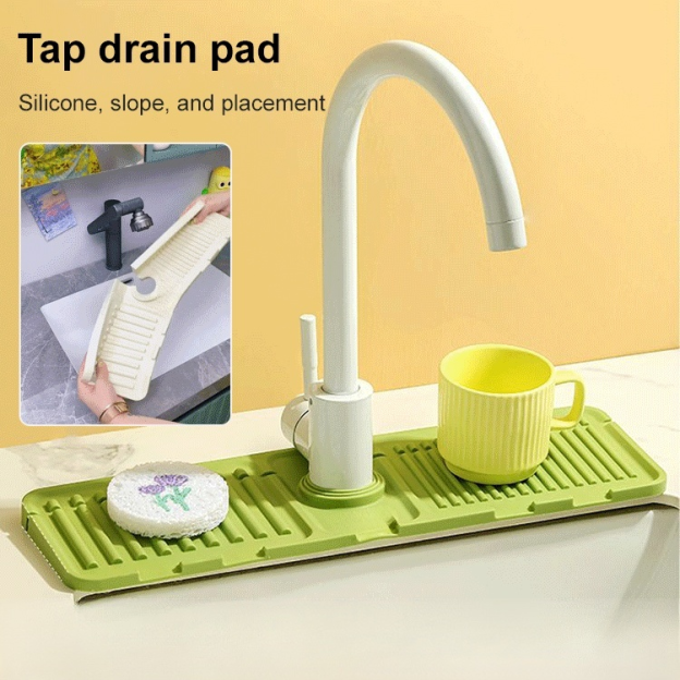 Faucet sink mat