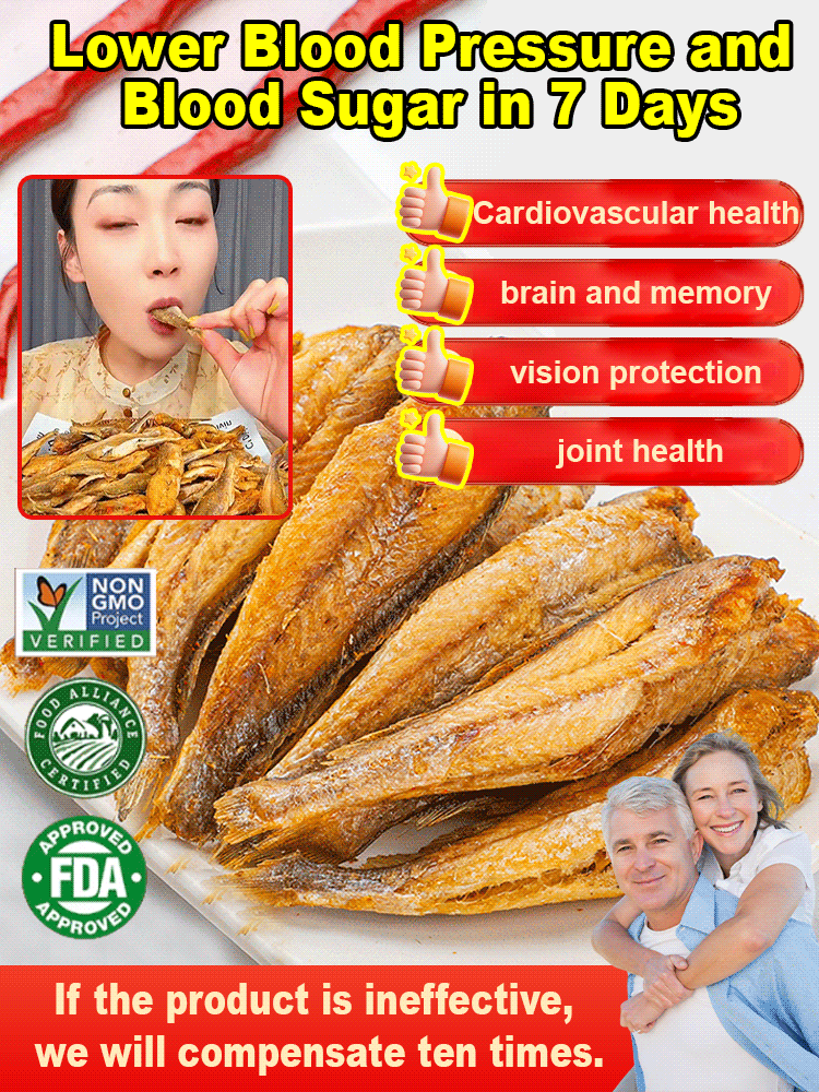 [Final 1  Hour!]High-protein ready-to-eat deep-sea fish crisps⚡Non-Fried, Low-Calorie，The elderly and children can eat with peace of mind