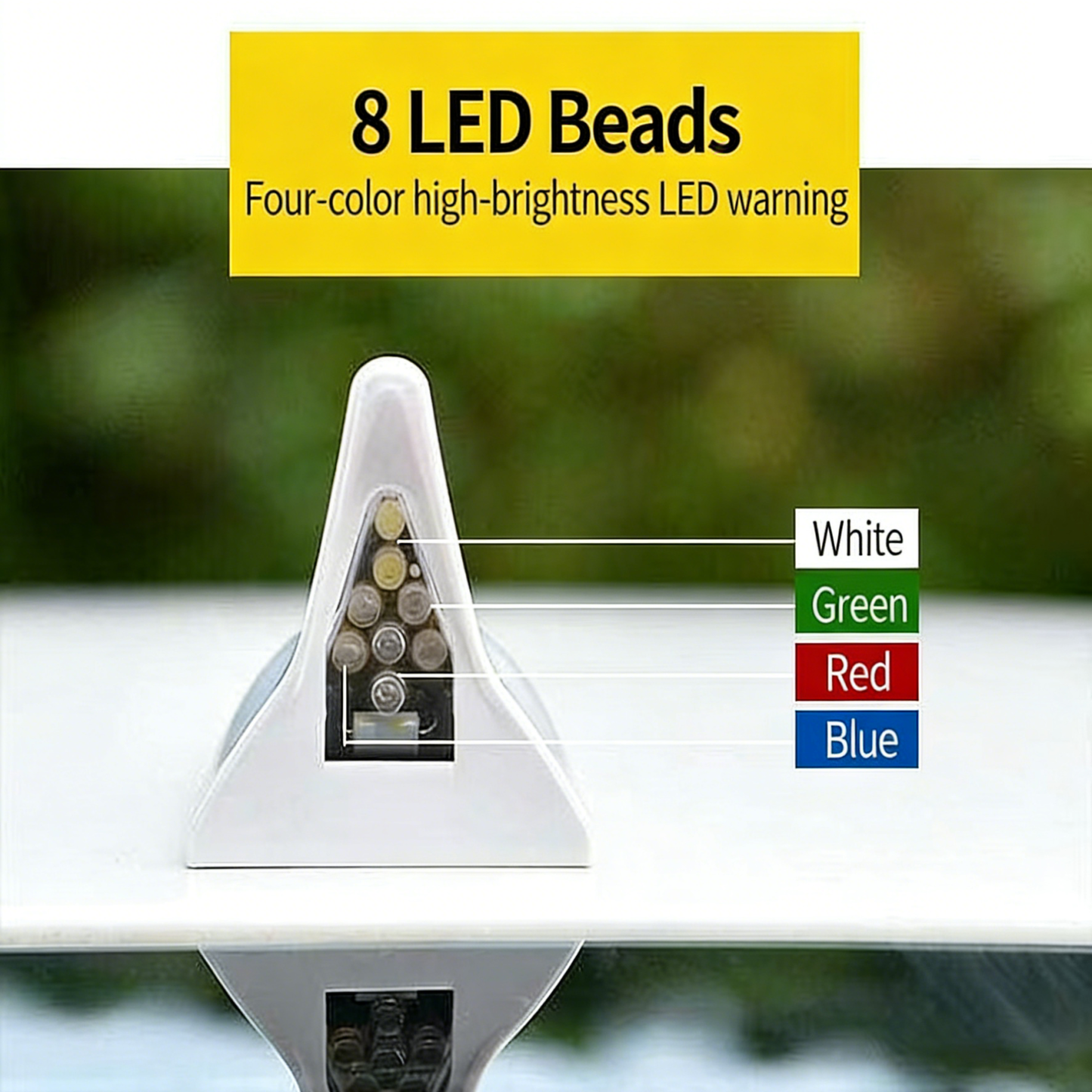 Solar Powered Shark Fin Warning Light