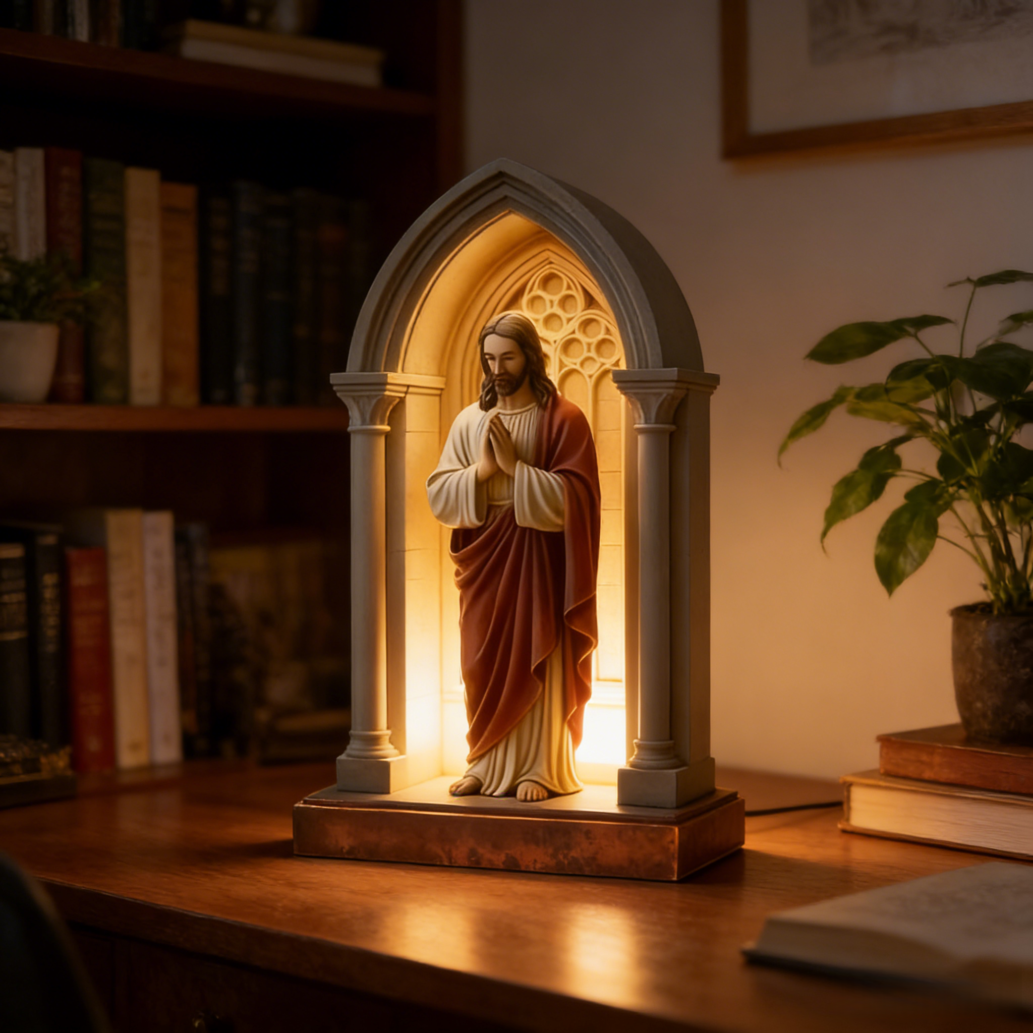 Handmade Catholic Devotional Night Light