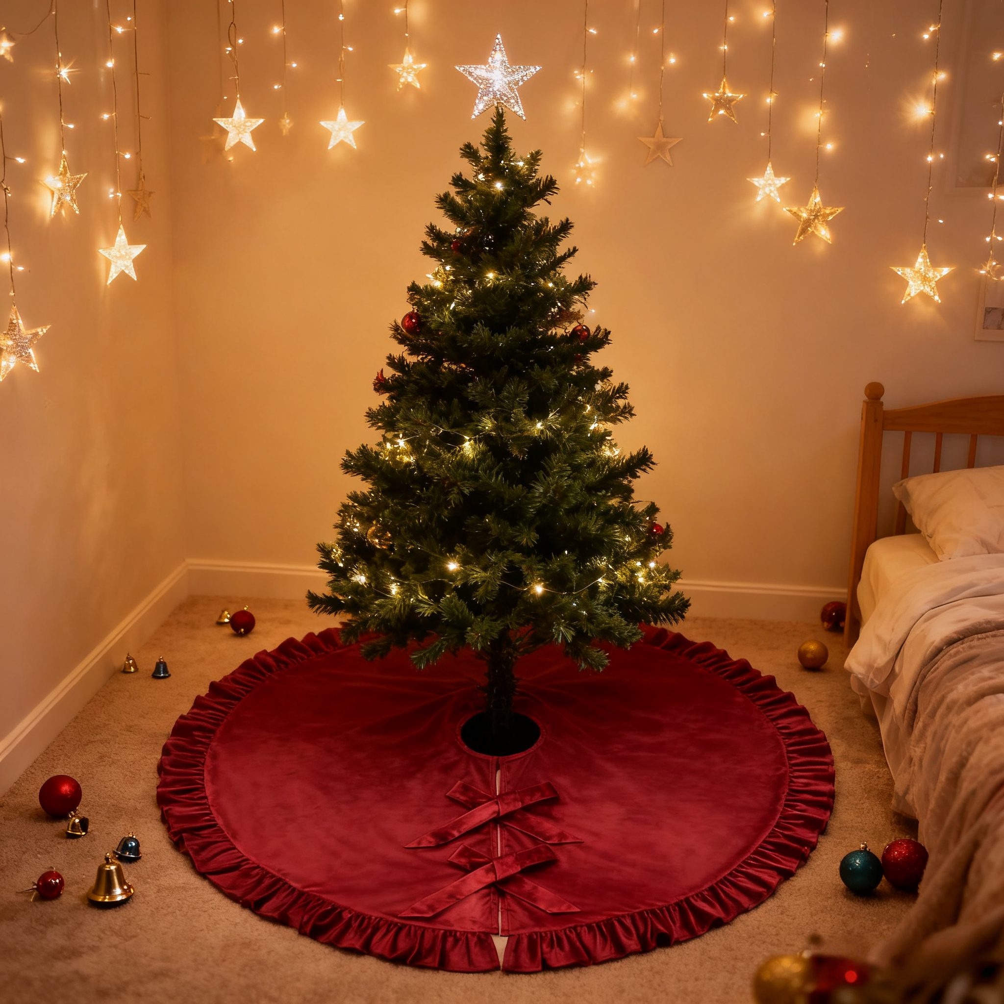  Velvet Christmas Tree Skirt