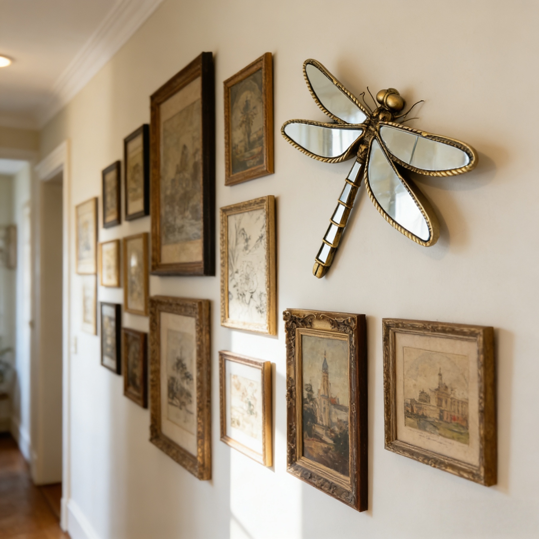 Dragonfly Mirror Wall Decor