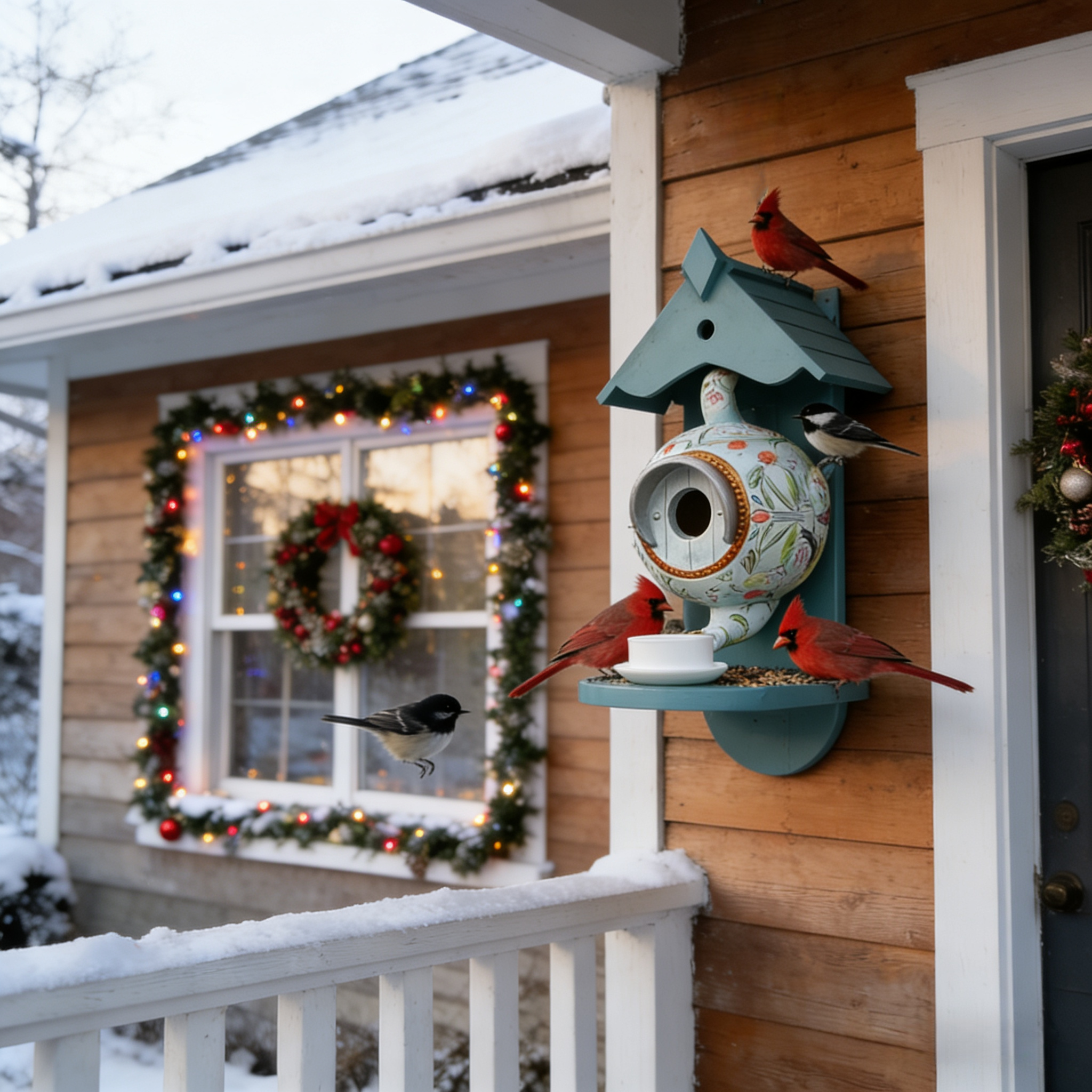 Bird Feeders Teapot Bird Houses 