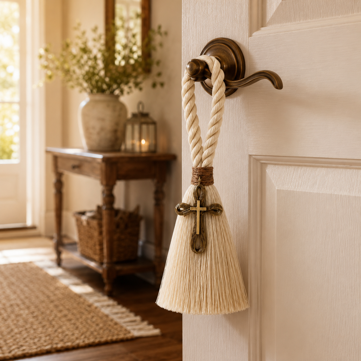 Faith & Home Cross Door Blessing Tassel