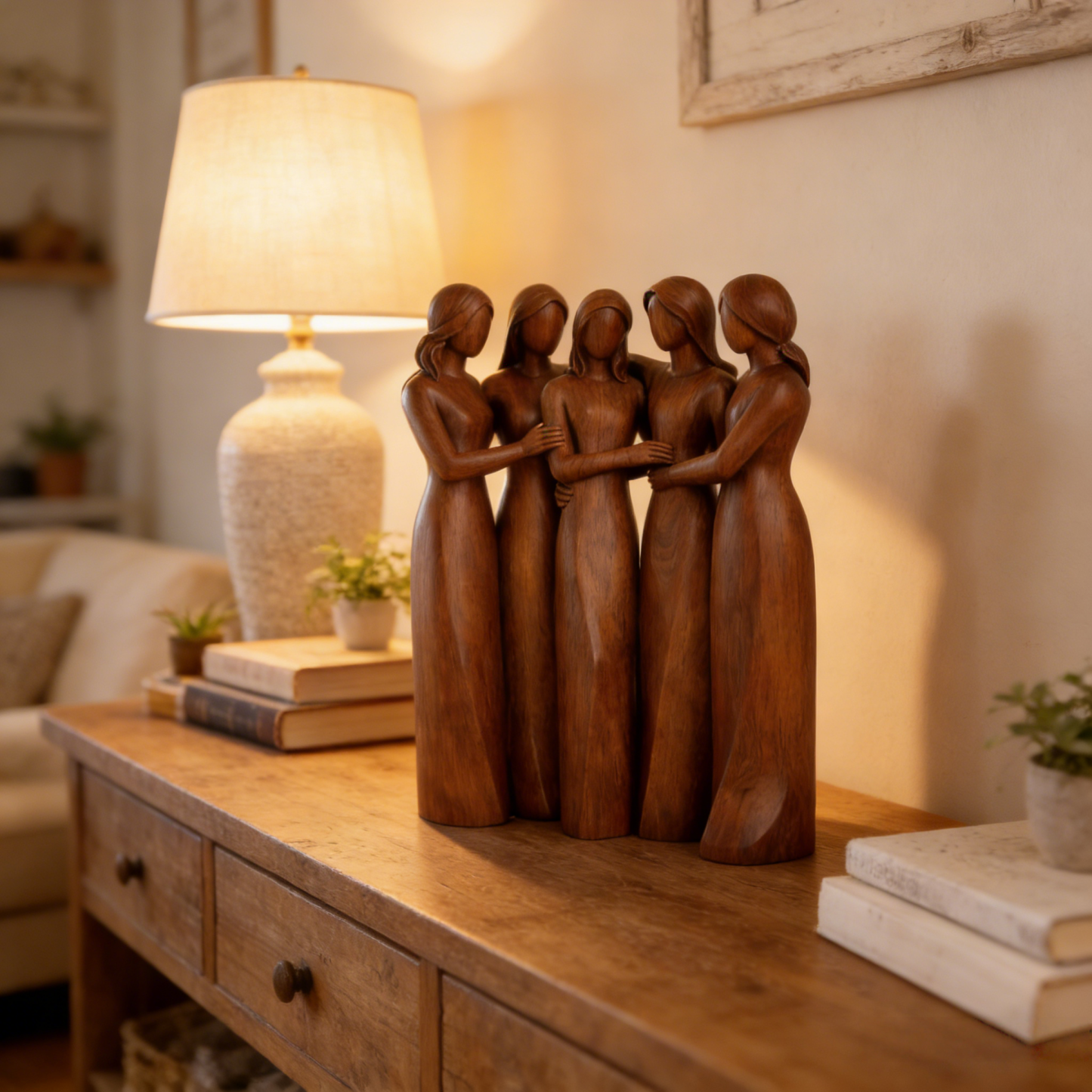 Celebrates Friendships Sisters Sculpture