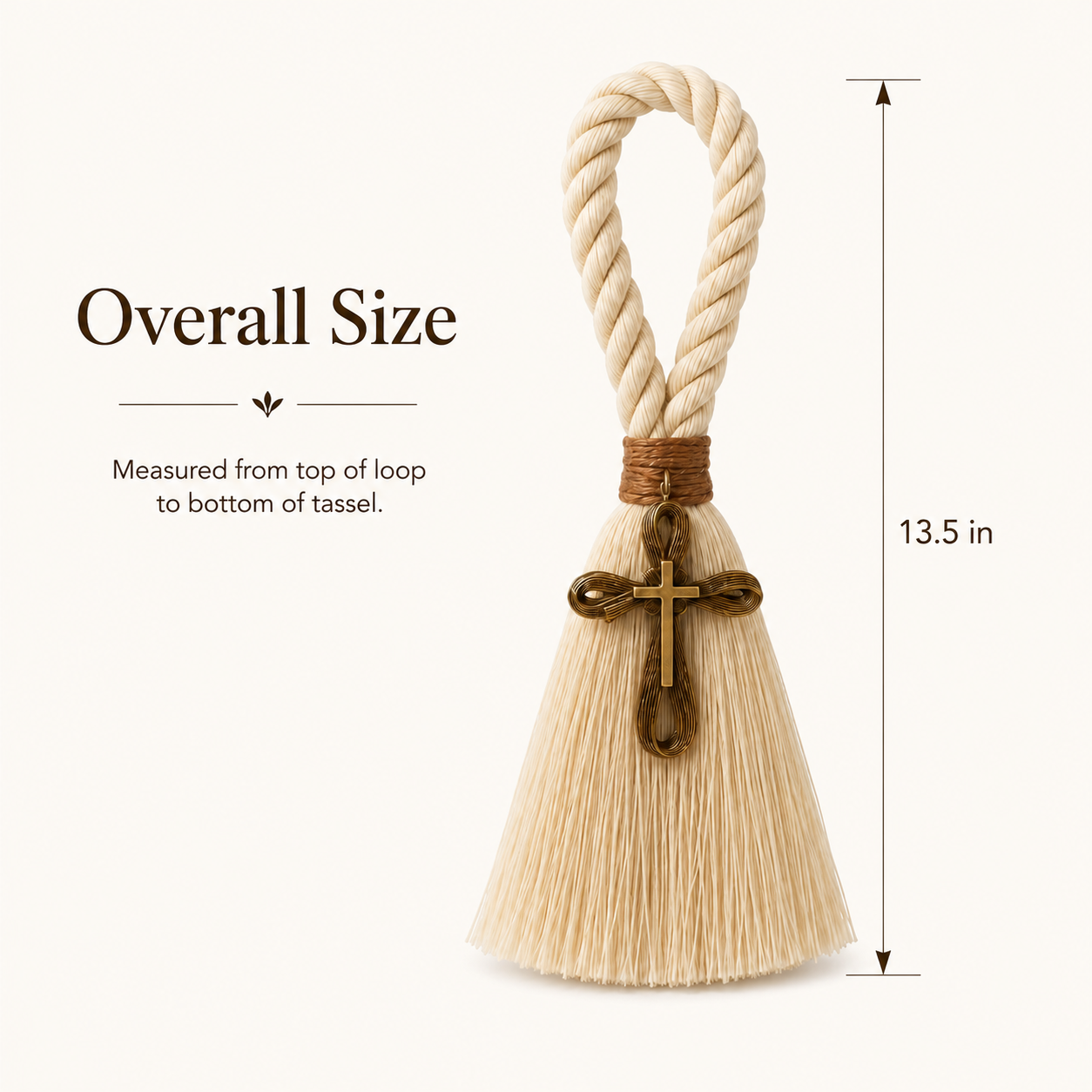Faith & Home Cross Door Blessing Tassel