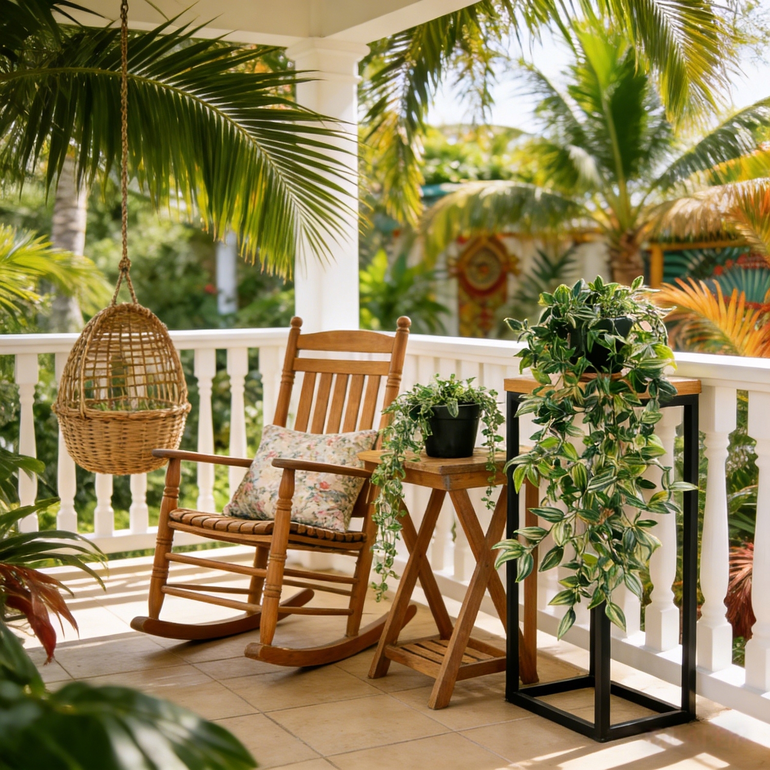 Lifelike Faux Hanging Vine Plant with Pot