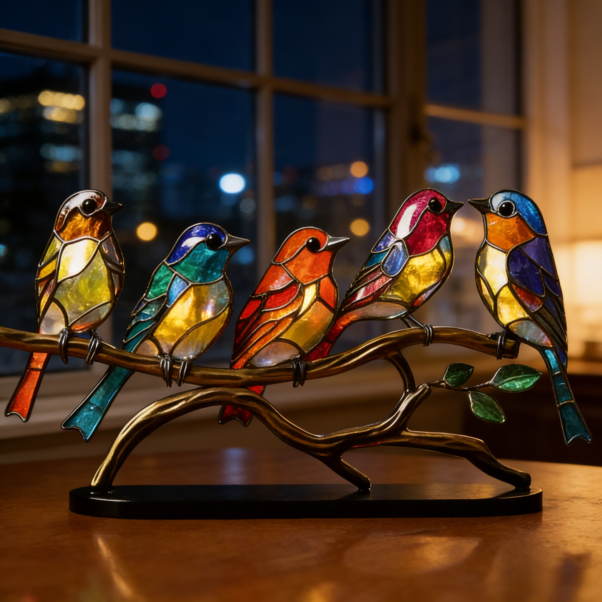 Colourful Art Bird Decoration
