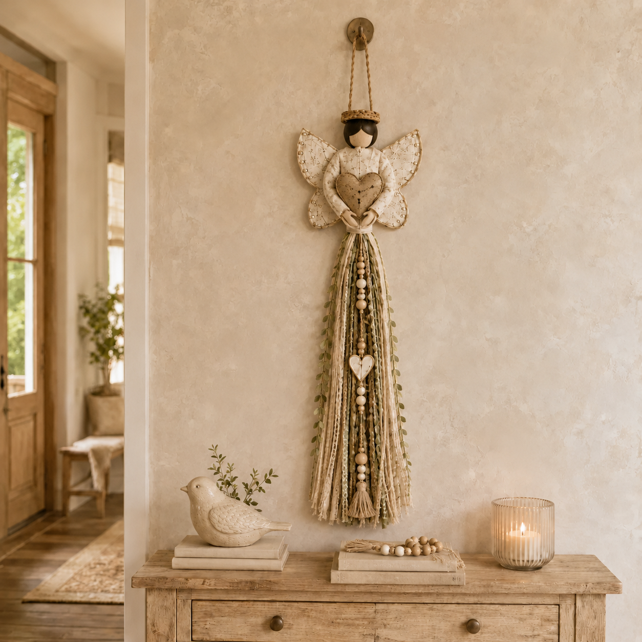 Grace In Bloom Angel Wall Hanging