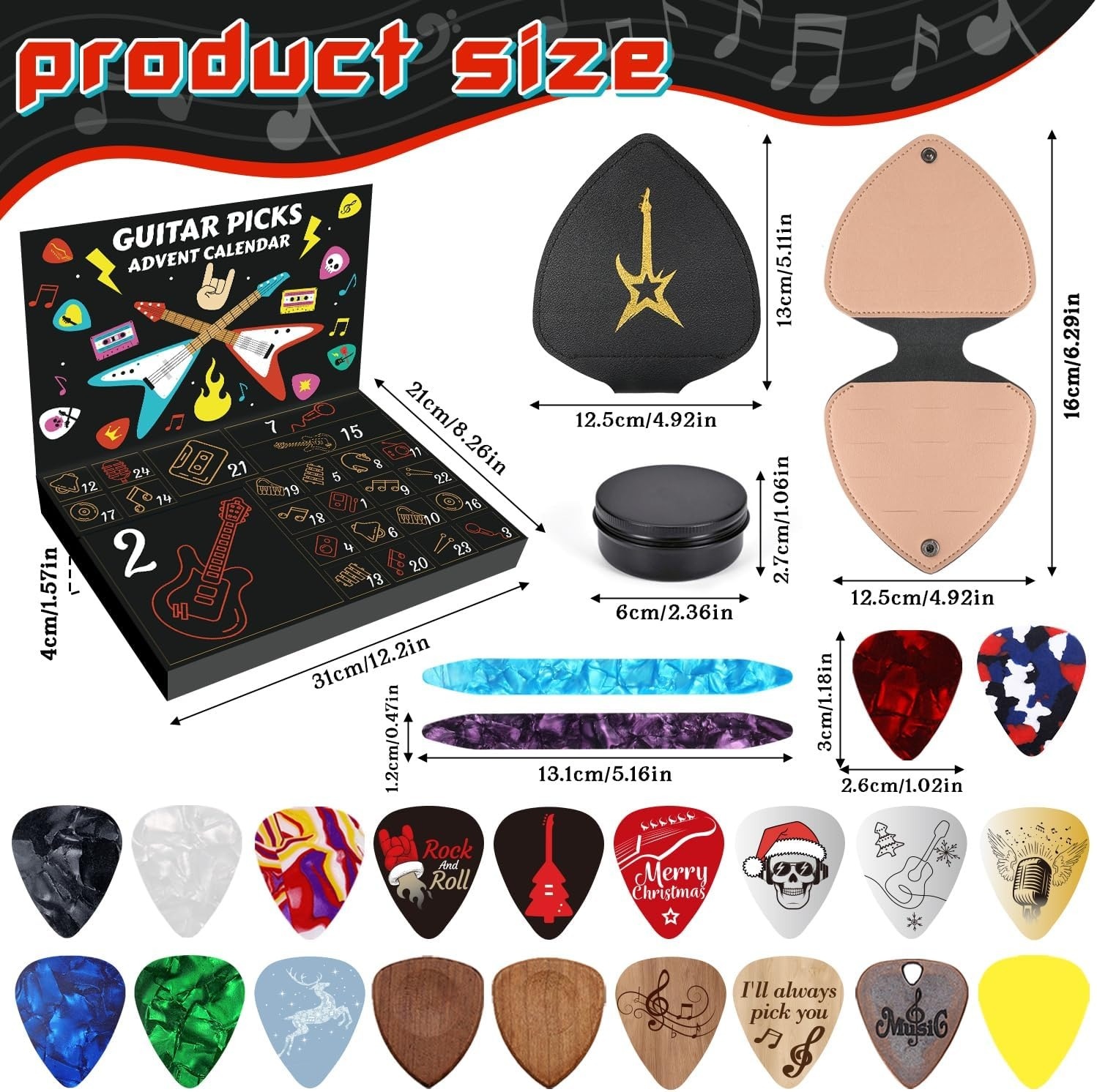 🎄2025 Christmas On Sale🎸The Guitar Picks Advent Calendar 2025