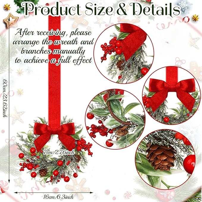 🎄Early Christmas Sale🔥Christmas Mini Wreaths