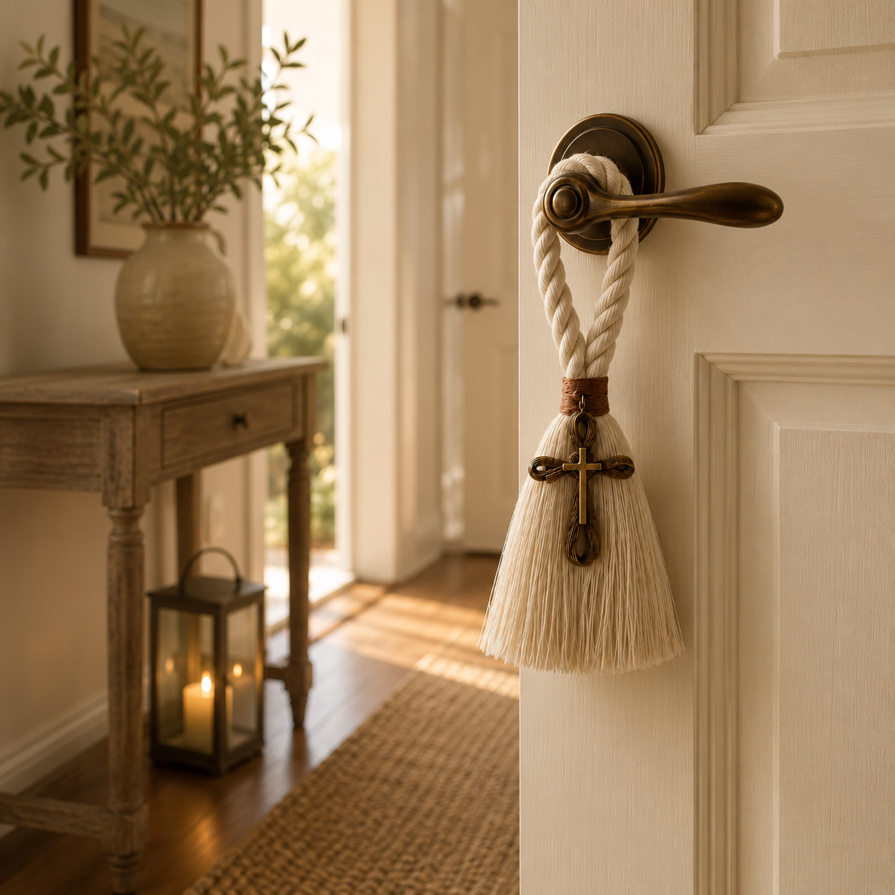 Faith & Home Cross Door Blessing Tassel