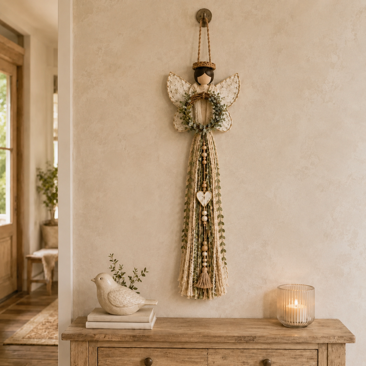 Grace In Bloom Angel Wall Hanging