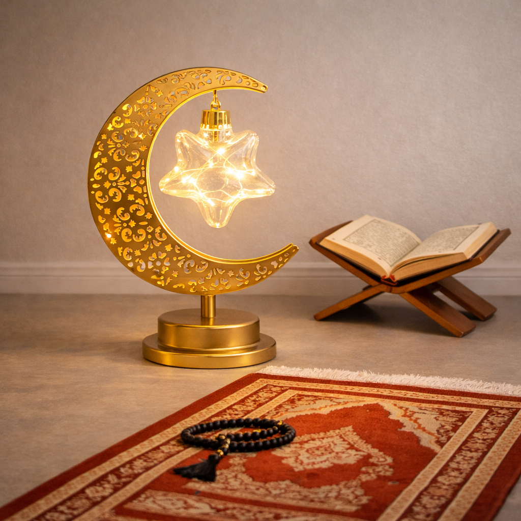 PeaceGlow™ Crescent Moon Lamp – A Soft Light for Meaningful Moments