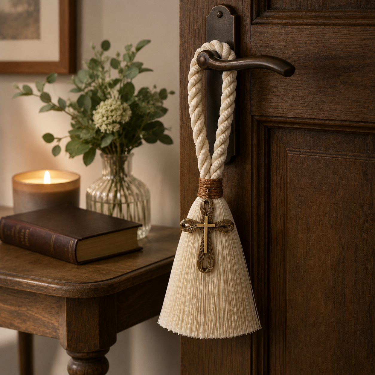 Faith & Home Cross Door Blessing Tassel